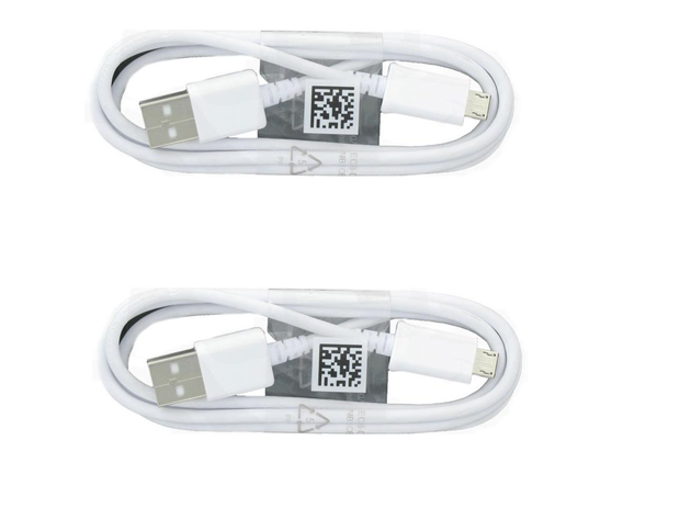 Samsung Charge Sync Micro USB Cable for Galaxy S6/S7/Edge - 2 Pack
