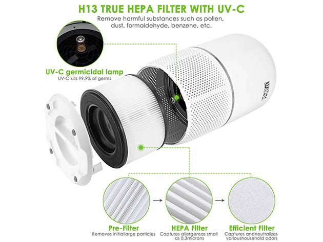Aria Fresca 200 Air Purifier with UV-C