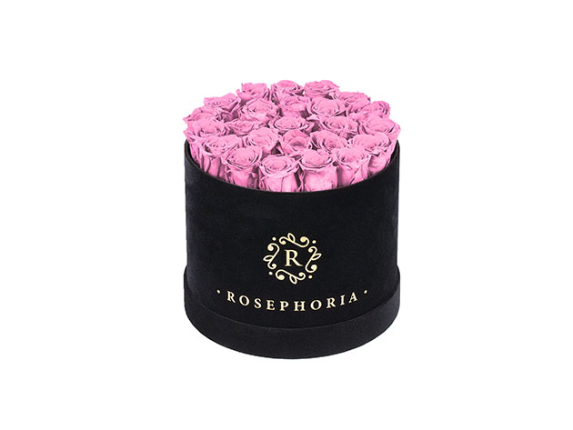 24 Rose Round Box (Pink)