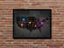 Octavian Mielu 16x12 Neon Illusion Wall Art (Pacman)