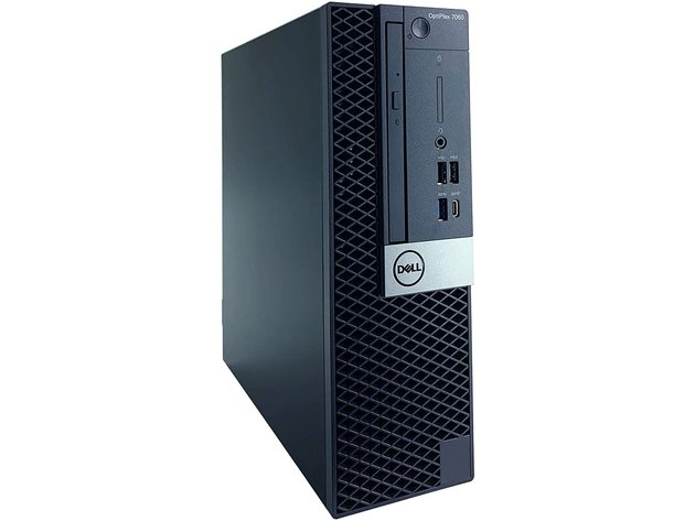 Dell Optiplex 7060 Desktop Hexa Core Intel i5 (3.2GHz) 16GB DDR4 RAM 500GB SSD Windows 11 Pro (Refurbished) + New 24" LCD Monitor 