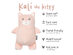 Cubcoats Kali the Kitty Down Jacket for Kids
