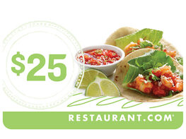 Get a $25 Restaurant.com Certificate for Only $5!