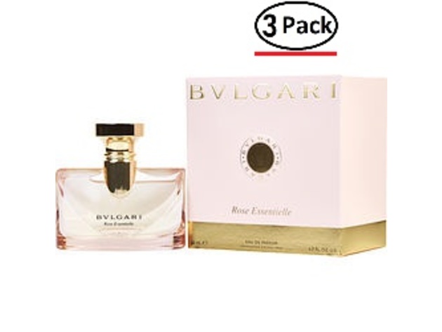 Bvlgari Rose Essentielle By Bvlgari Eau De Parfum Spray 1.7 Oz For Women (Package Of 3)