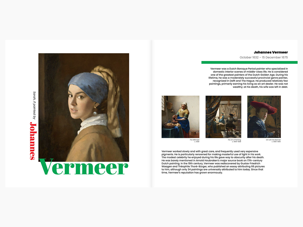 If Famous Artists Painted You - Personalized Book Hardcover (Redemption Voucher)