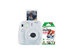 FujiFilm Instax Mini 9 Camera Bundle (Smokey White)
