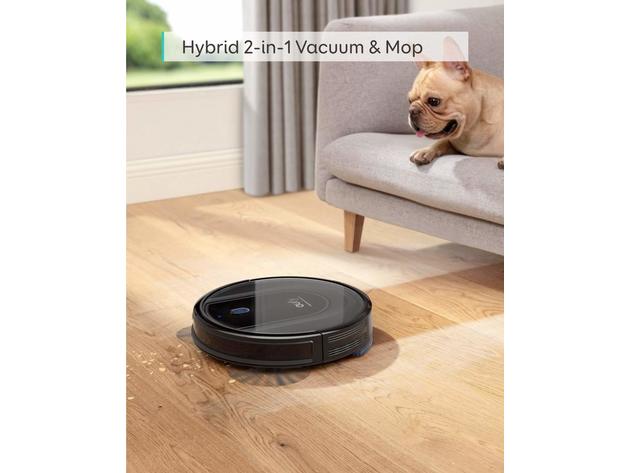 eufy RoboVac G10 Hybrid 2-in-1 Robot Vacuum and Mop (Black)