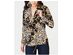 Thalia Sodi Women's Animal Print Belted Blazer Size Large