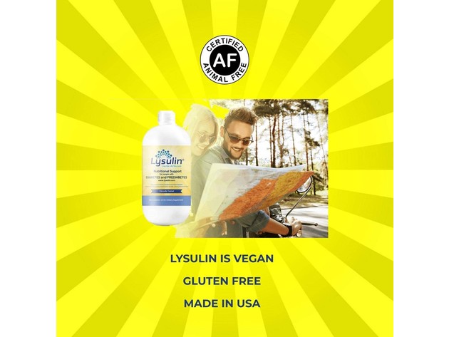 Lysulin - Blood Sugar Support Supplement to Boost Glucose Control - Natural Diabetic Formula to Lower Blood Glucose for Type 2 Diabetes Or Prediabetes - Once A Day Liquid (16Oz - 1 Month Supply)