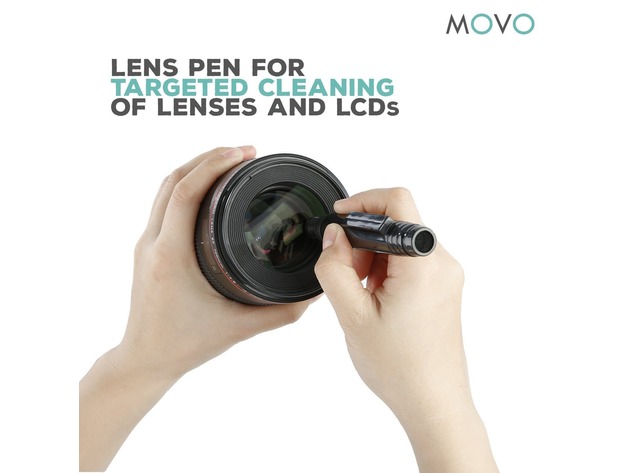 Movo Deluxe Essentials DSLR Camera Lens Cleaning Kit 