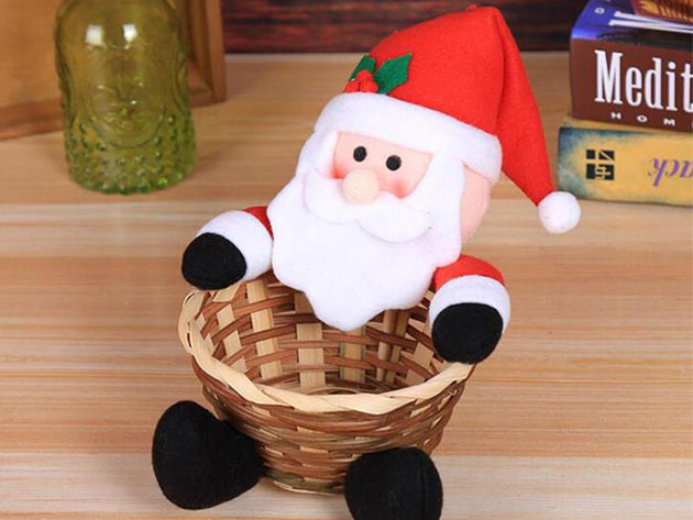 Santa Claus Storage Basket