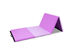 Costway 4'x10'x2'' Gymnastic Mat Thick Folding Panel Gym - Purple + Pink