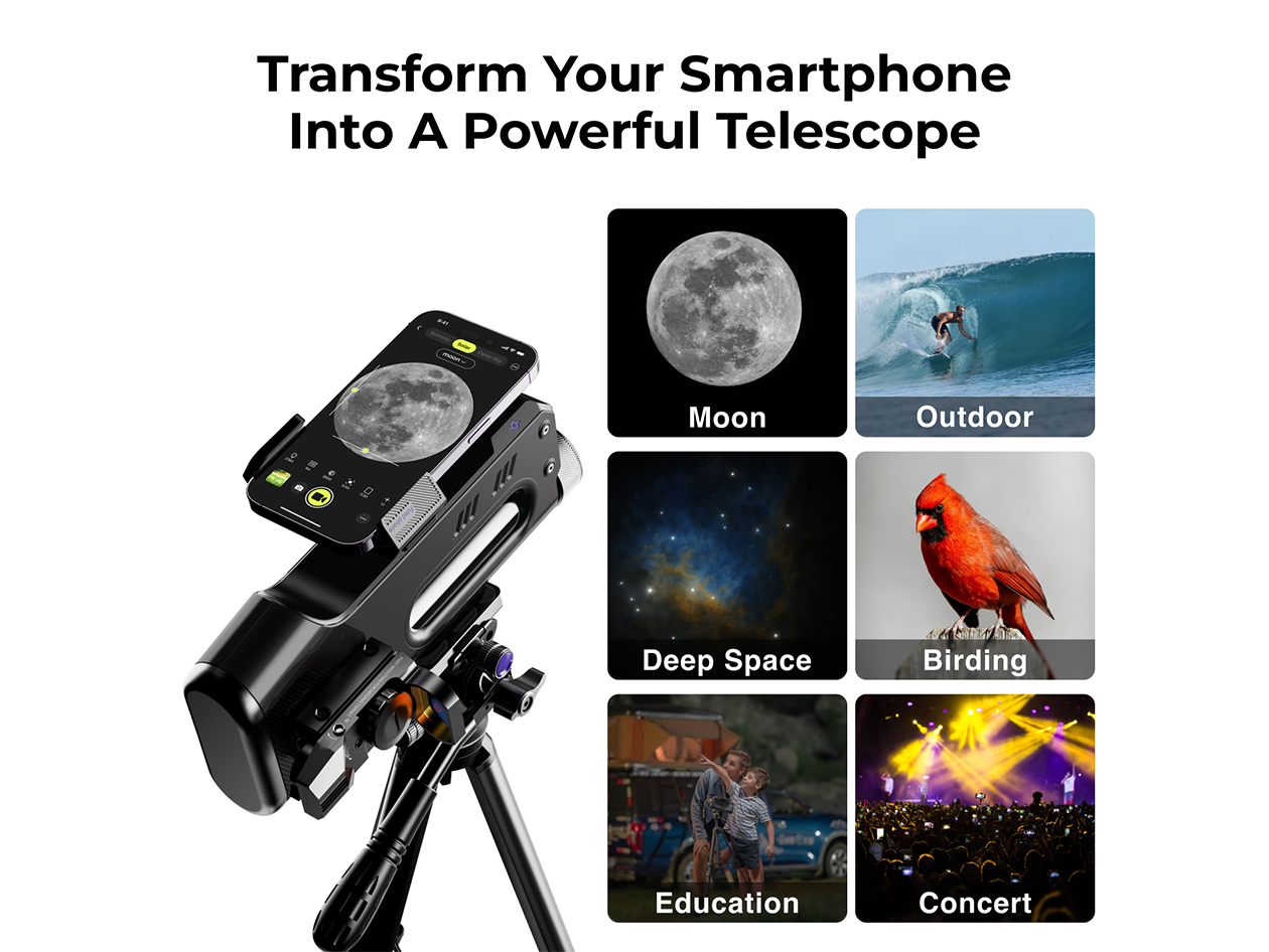 Viztalab Smartphone-Based AI Telescope (Combo Max)