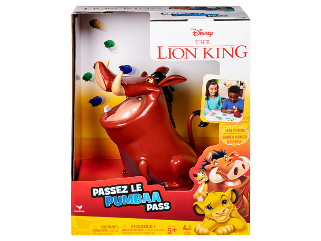 Cardinal Disney Lion King Pumbaa Pass Game for Families, Teens, and Adults, Any Lion King Fan will Love