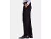 Haggar Men's Premium Comfort Straight-Fit 4-Way Stretch Wrinkle-Free Flat-Front Dress Pants Black Size 33X30