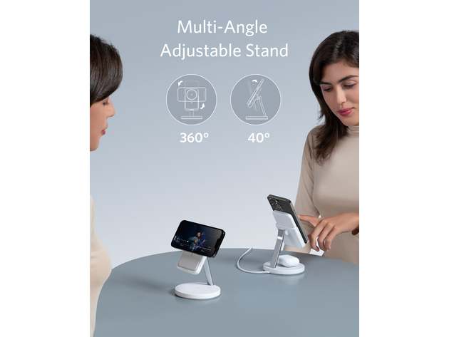 Anker 633 Magnetic Wireless Charger (MagGo) Dolomite White