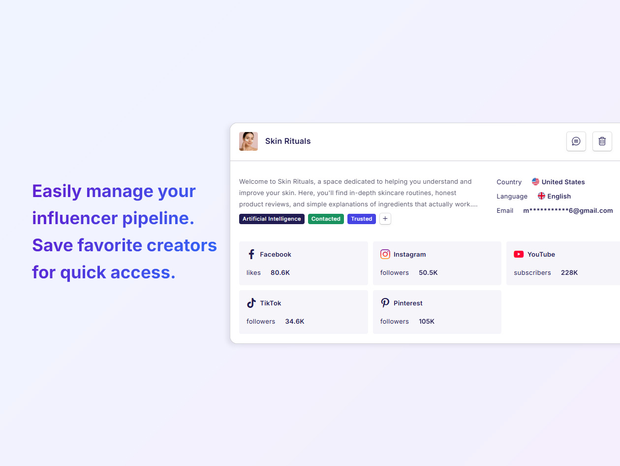 Influeencer: Lifetime Subscription