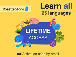 The Unlimited Lifetime Learning Subscription Bundle ft. Rosetta Stone