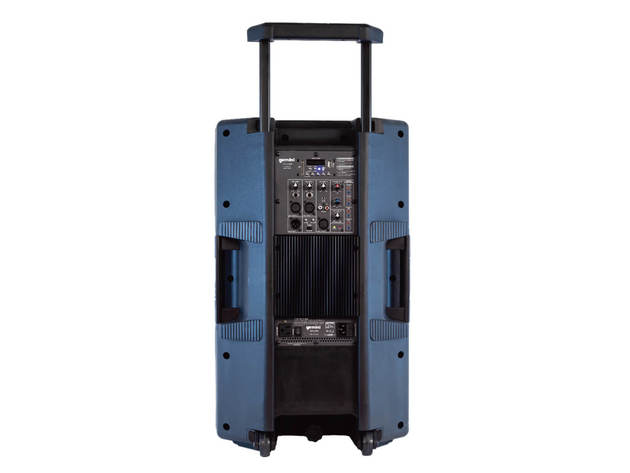 Gemini GSPL2200PK Bluetooth Party Speaker with Party Lights, Microphone, and Speaker Stand