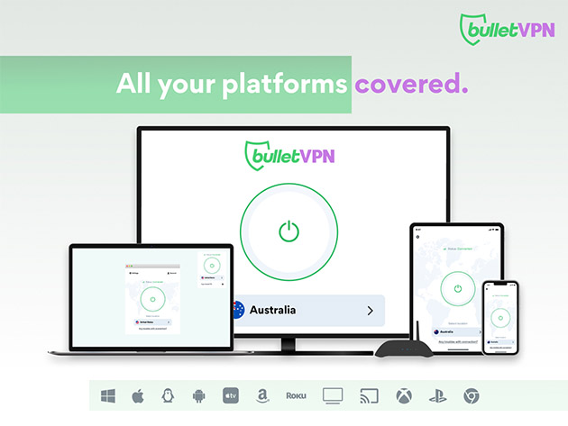 BulletVPN: Lifetime Subscription