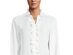 Bar III Women's Ruffle-Front Button-Up Blouse White Size X-Small