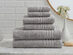 Turkish Cotton 6-Piece Ensemble Towel Set (Grey)