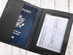 VIP 3-in-1 Card Holder for Vaccination Card, ID & Passport (2-Pack/Black)