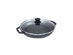Lodge LC12EP 12 inch Seasoned Cast Iron Every Day Pan with Glass Lid