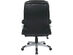 Office Star  ECH38665AEC3 WorkSmart Eco Leather Executive Chair - Black