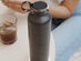 EQUA Smart Water Bottle (Dark Grey with Stripes)