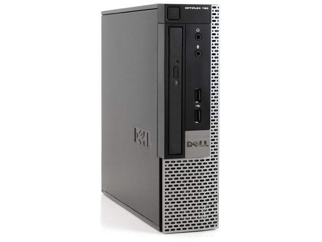 Dell OptiPlex 790 Ultra Small Form Factor Computer PC, 3.10 GHz Intel Core i3, 4GB DDR3 RAM, 120GB SSD Hard Drive, Windows 10 Home 64Bit (Renewed)