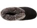 Acorn Womens Full Coverage Style Faux Fur Chinchilla Bootie Ii, Medium - Black
