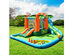 Costway Inflatable Bounce House Kids Water Splash Pool Dual Slide Jumping Castle w/ Bag 