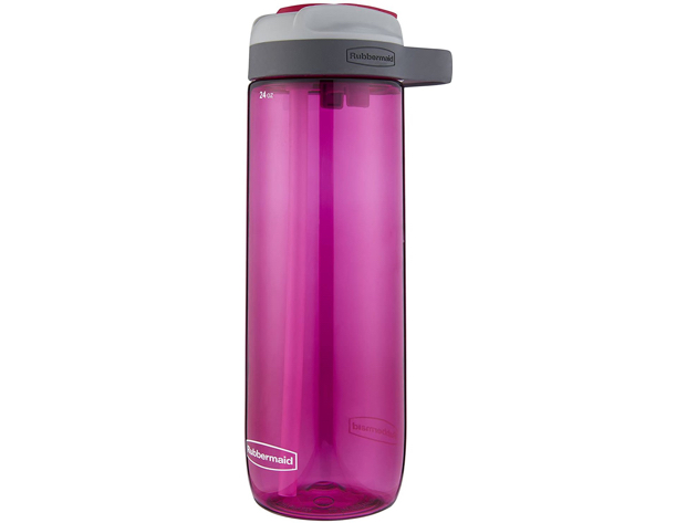 Rubbermaid 2000833 Leak-Proof Sip Water Bottle, 24 oz, Tart Pink - Pink