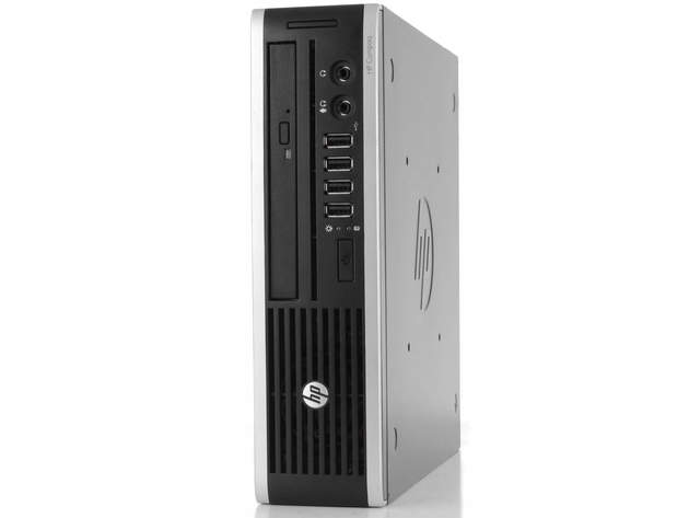 HP Compaq 8200 Ultra Small Form Factor Computer PC, 3.40 GHz Intel i7 Quad Core Gen 2, 4GB DDR3 RAM, 250GB HDD Hard Drive, Windows 10 Professional 64Bit (Renewed)