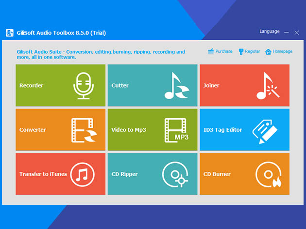 GiliSoft Audio Toolbox screenshot