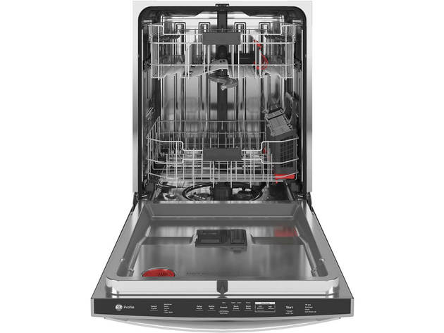 GE Profile PDT775SYNFS Top Control with Stainless Steel Interior Dishwasher with Sanitize Cycle and Twin Turbo Dry Boos
