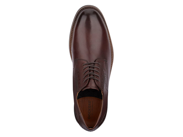 Dockers Mens Shaw Leather SMART SERIES Dress Oxford Shoe - 13 M Bordeaux