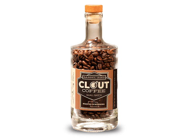 Rye Barrel Aged Clout Coffee | Gift Bottle (Espresso Roast/Whole Bean)