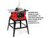 IronMax 10''Saw Electric Cutting Aluminum Tabletop Woodworking w/Stand 