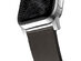 Active Strap: Modern Leather Strap for Apple Watch (Brown/Silver)