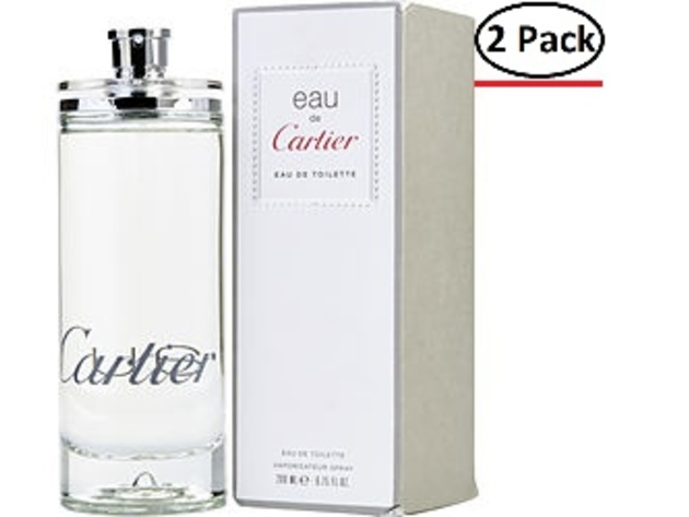 Eau De Cartier By Cartier Edt Spray 6.7 Oz For Unisex (Package Of 2)