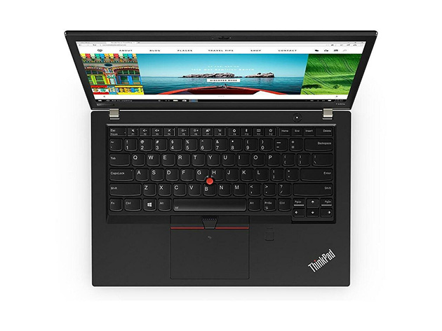 Lenovo ThinkPad T480 14" i5-8350U 8GB 256GB SSD Windows 10 Pro - Black (Refurbished)