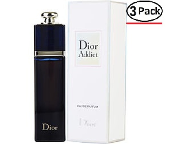 DIOR ADDICT by Christian Dior EAU DE PARFUM SPRAY 1.7 OZ (NEW PACKAGING) for WOMEN ---(Package Of 3)
