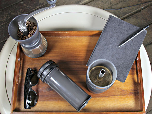 Pascal Press Coffee Mug and Portable Brewer