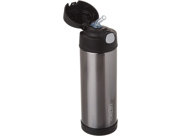 Thermos Funtainer 12 Ounce Bottle, Charcoal