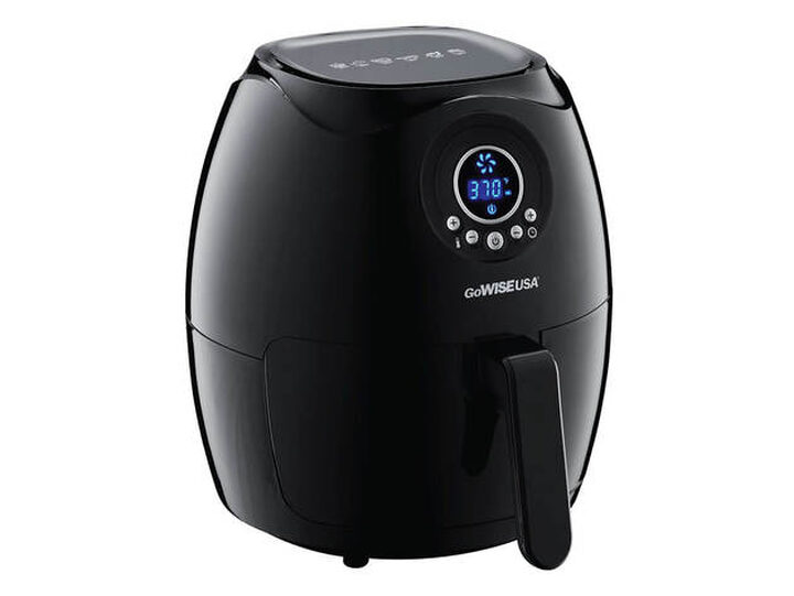 GoWISE GW22932 3.7-Quart Digital Air Fryer + 100 Recipes - Black