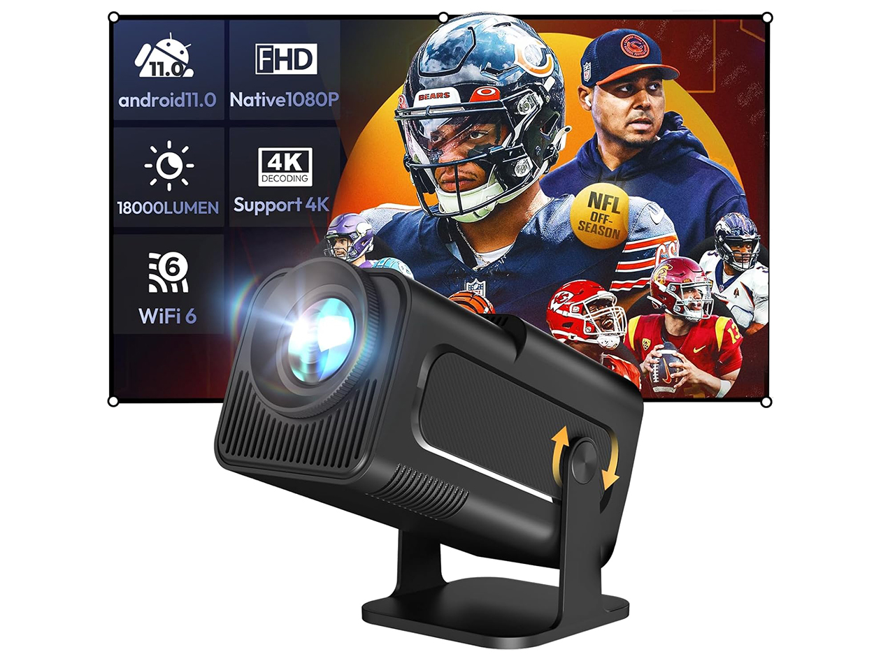 XGODY Gimbal 5 1920x1080 Smart Mini Projector