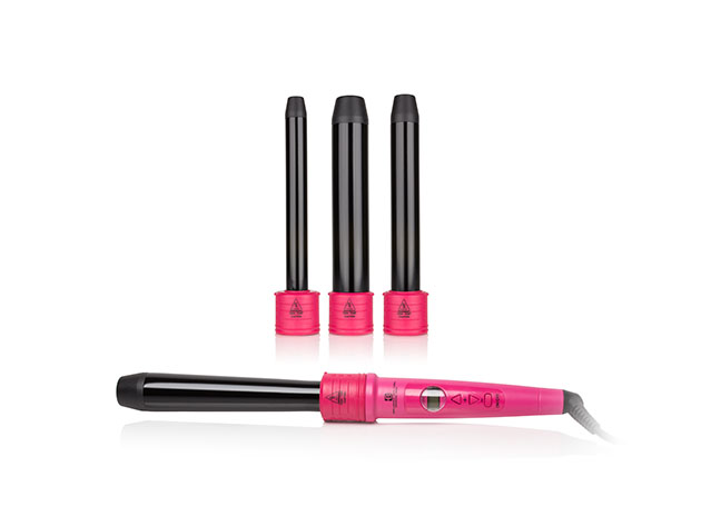 Hottest Pink Hair Bundle: Flat Iron + Curling Set