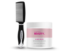 Cortex Beauty Wide-Tooth Comb & Hair Mask Set